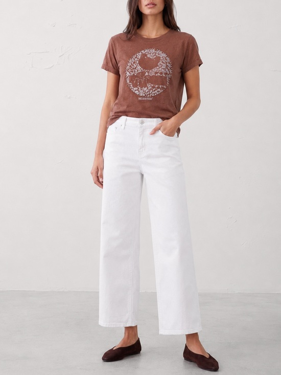 Lucky Brand Tops - Lucky Brand Woodstock Brown Short Sleeve T-Shirt